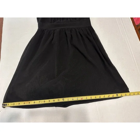 Francesca's Origami Pleated Sleeveless Sheath Party‎ Dress Size Small Black NWT - Picture 16 of 16